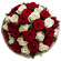 букет из красных и белых роз. Танзания