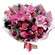 букет из роз и тюльпанов с лилией. Танзания